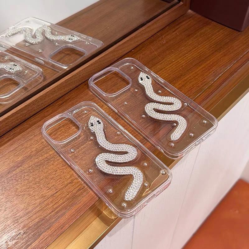 Rhinestone Glitter Silver Snake Phone Case Uses Iphone17Promax Drop Glue Transparent Apple 15Plus Female iPhone 7/8/SE 2020
Rhinestone Glitter Silver Snake Phone Case Uses Iphone17Promax Drop Glue Transparent Apple 15Plus Female iPhone 7/8/SE 2020