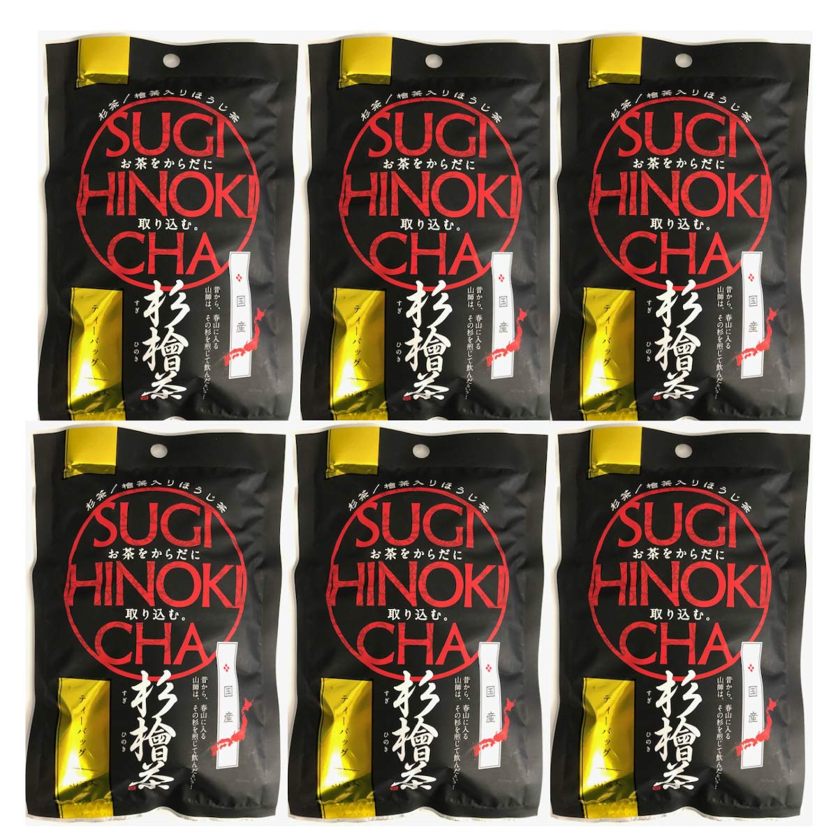 Чайные пакетики из кедра Накагоя и кипариса Хиноки x 10 x6 (2г пакеты)
Чайные пакетики из кедра Накагоя и кипариса Хиноки x 10 x6 (2г пакеты)