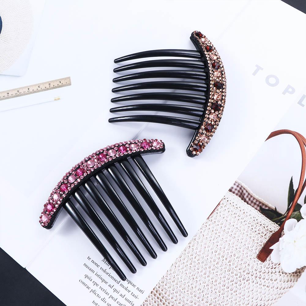Colorful All-match Hair Accessories Korean Style Headwear Seven-tooth Comb Rhinestone Hair Comb светло-фиолетовый
Colorful All-match Hair Accessories Korean Style Headwear Seven-tooth Comb Rhinestone Hair Comb светло-фиолетовый