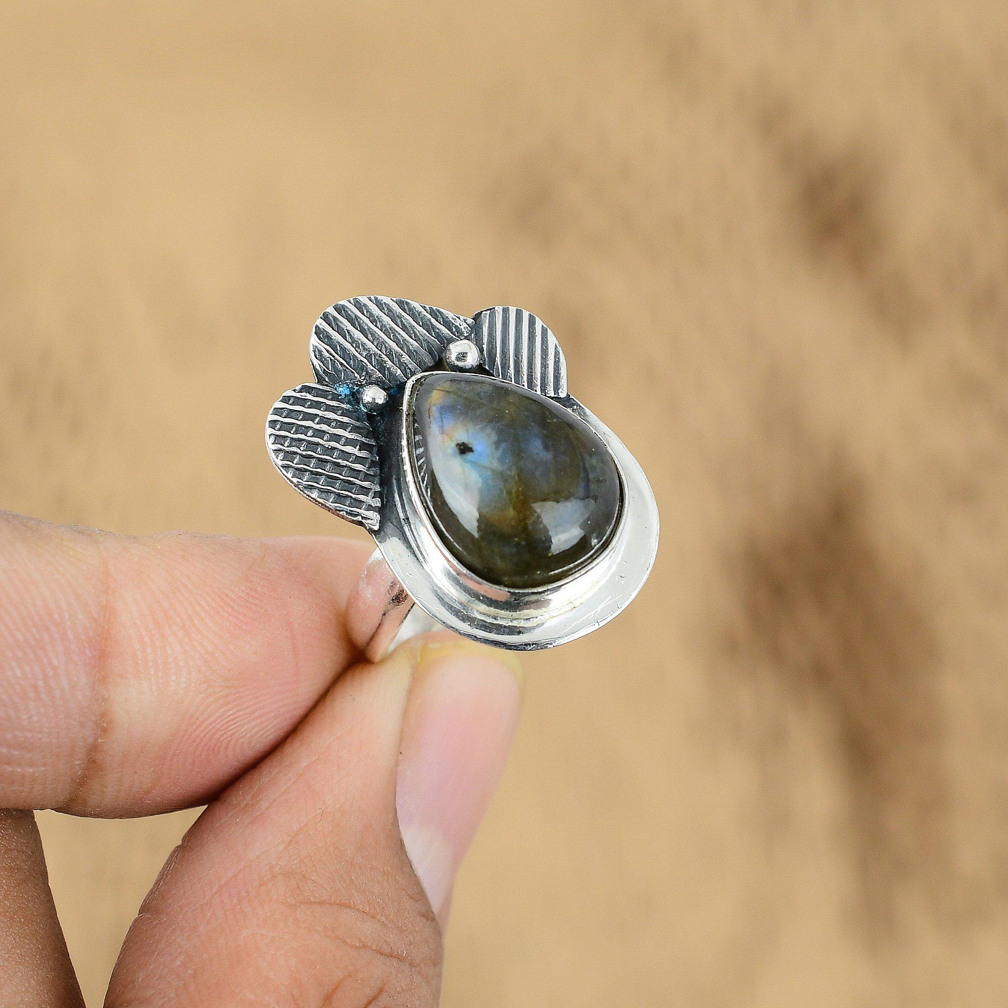 Mothers day Sale Labradorite Stone Birthday Art Deco Promise New Ring 925 Silver Yes
Mothers day Sale Labradorite Stone Birthday Art Deco Promise New Ring 925 Silver Yes