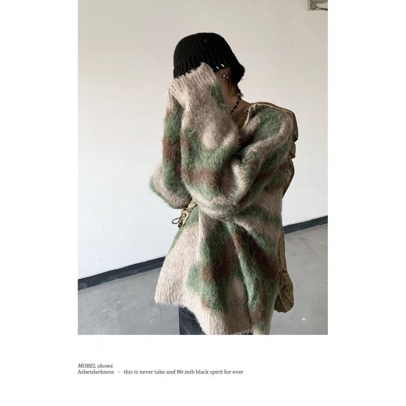 Autumn/Winter Color Block Mohair Gradient Knit Sweater for Couples Extra Large зелений
Autumn/Winter Color Block Mohair Gradient Knit Sweater for Couples Extra Large зелений