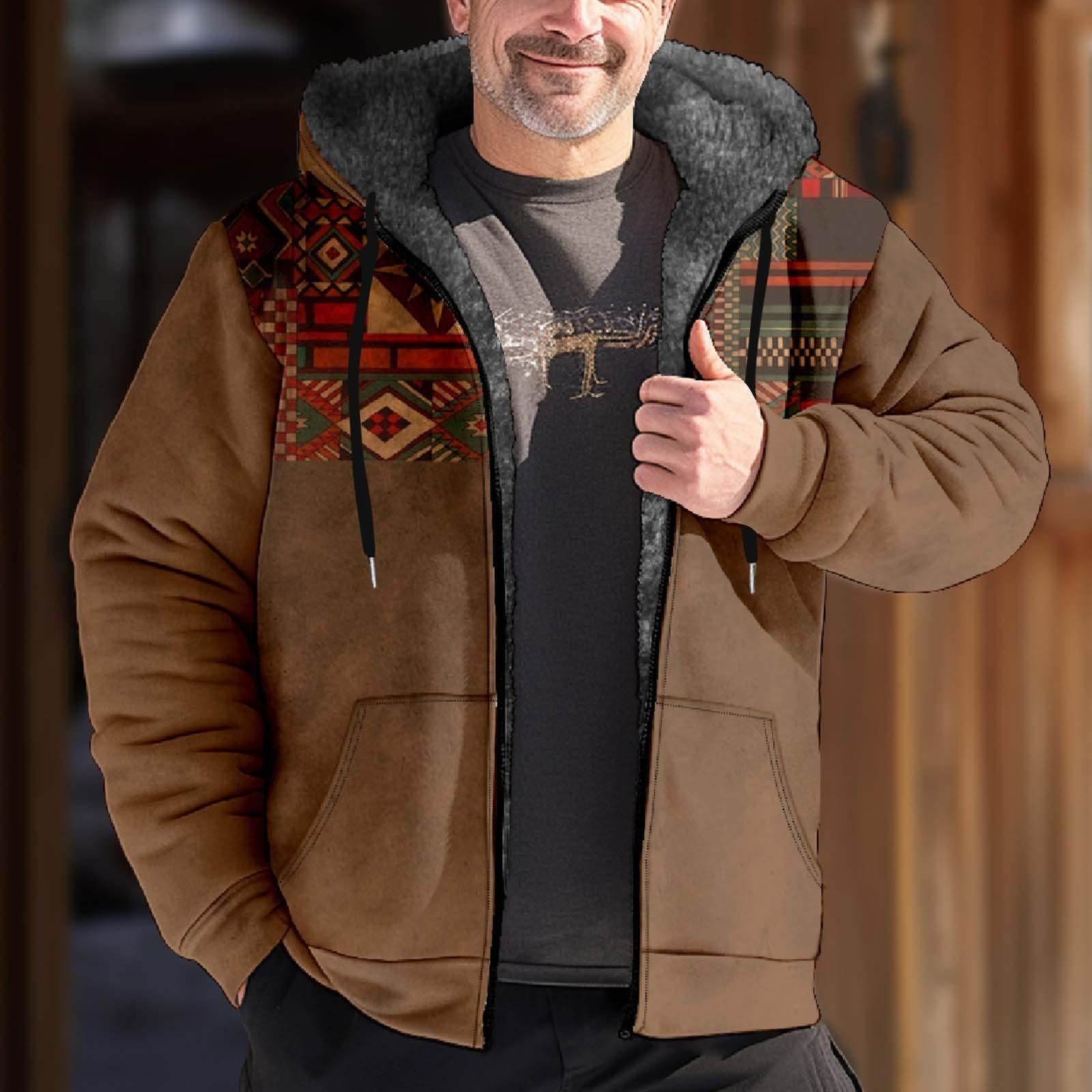 Мужской индивидуальный повседневный свитер на молнии с длинным рукавом и принтом, толстый хлопковый костюм, зимний костюм L верблюд
Мужской индивидуальный повседневный свитер на молнии с длинным рукавом и принтом, толстый хлопковый костюм, зимний костюм L верблюд