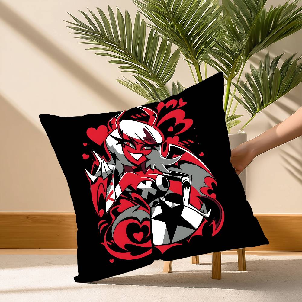 Cartoon H-Hazbins H-HotelsS Pillow Case Soft Plush Fabric Double Sided Print Decorative Home Living Room Gift Cushion 30cm x 30cm
Cartoon H-Hazbins H-HotelsS Pillow Case Soft Plush Fabric Double Sided Print Decorative Home Living Room Gift Cushion 30cm x 30cm
