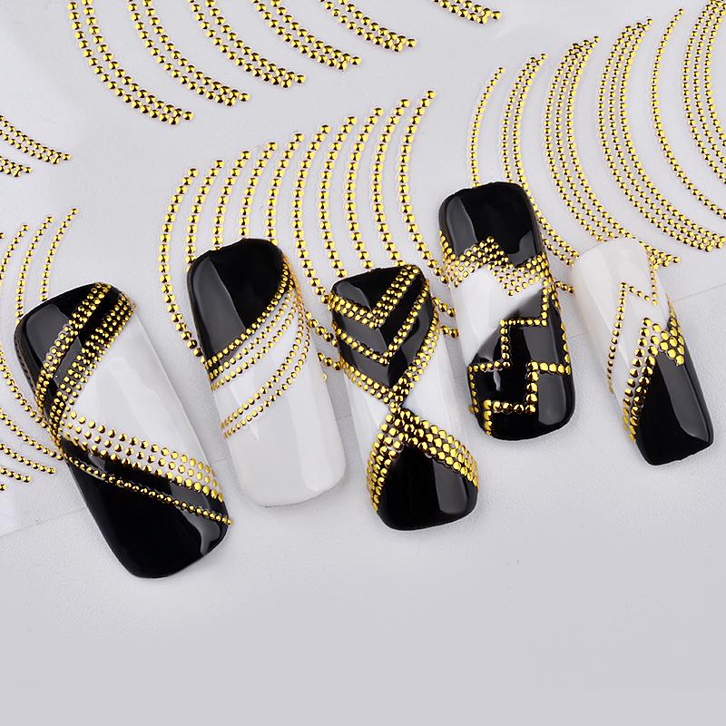 Модные высококачественные 3D золотые металлические наклейки для ногтей DIY Art Manicure Beauty Tool
Модные высококачественные 3D золотые металлические наклейки для ногтей DIY Art Manicure Beauty Tool