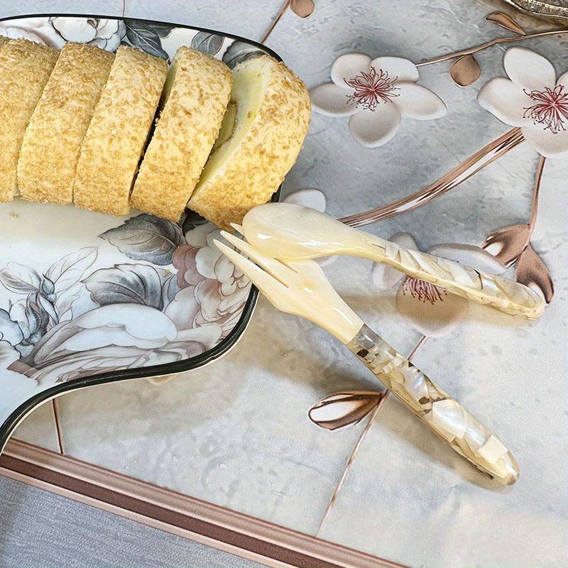 2 Pieces/set, Shell Spoon, Shell Fork, Acrylic Handle, Suitable for Fruit Fork, Tea Fork, 12cm Long, Exquisite Decorative Tableware Pack of 2 бежевый
2 Pieces/set, Shell Spoon, Shell Fork, Acrylic Handle, Suitable for Fruit Fork, Tea Fork, 12cm Long, Exquisite Decorative Tableware Pack of 2 бежевый