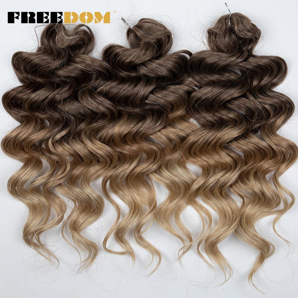 FREEDOM Synthetic Deep Wavy Crochet Twist Hair 24inch/60cm 300g/pack Crochet Braids Ombre Ginger Brown Braiding Hair Extensions (as the picture,24inches-60cm)
FREEDOM Synthetic Deep Wavy Crochet Twist Hair 24inch/60cm 300g/pack Crochet Braids Ombre Ginger Brown Braiding Hair Extensions (as the picture,24inches-60cm)