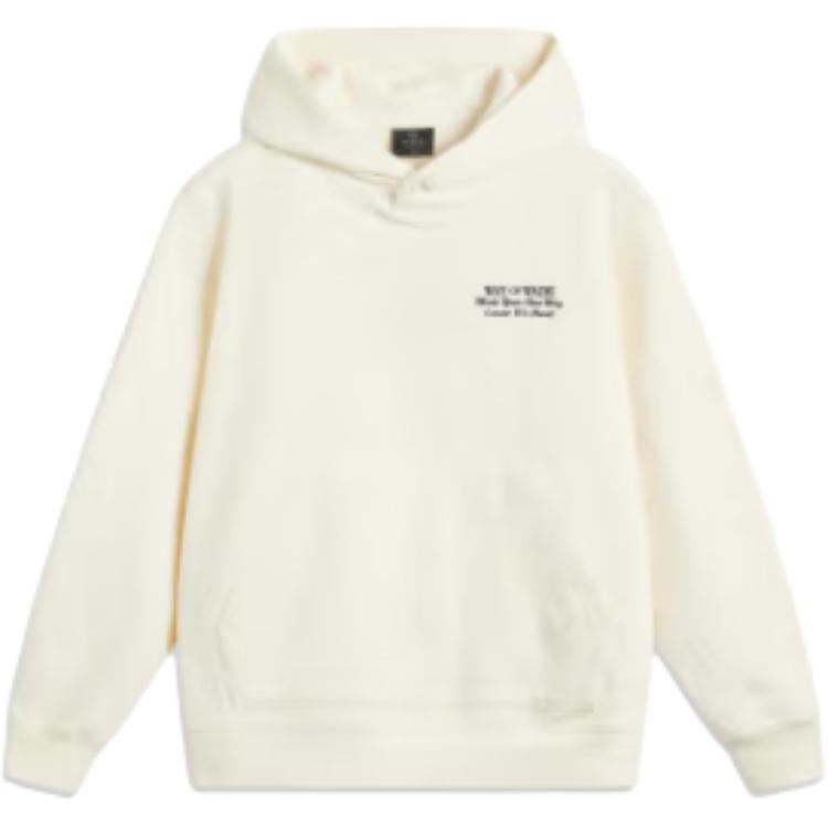Li Ning Sports Casual Simple Hooded Pullover Sweatshirt Men Sweatshirt Off-White AWDV425-2 2XL
Li Ning Sports Casual Simple Hooded Pullover Sweatshirt Men Sweatshirt Off-White AWDV425-2 2XL