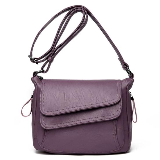 Women Solid Color Faux Leather Crossbody Phone Key Pouch Shoulder Bag Фіолетовий
Women Solid Color Faux Leather Crossbody Phone Key Pouch Shoulder Bag Фіолетовий