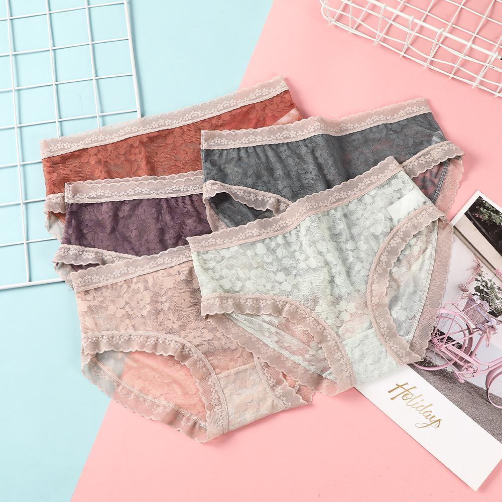 Сексуальные трусики со средней талией Женские трусики Кружева Полупрозрачные дышащие трусы 
Сексуальные трусики со средней талией Женские трусики Кружева Полупрозрачные дышащие трусы