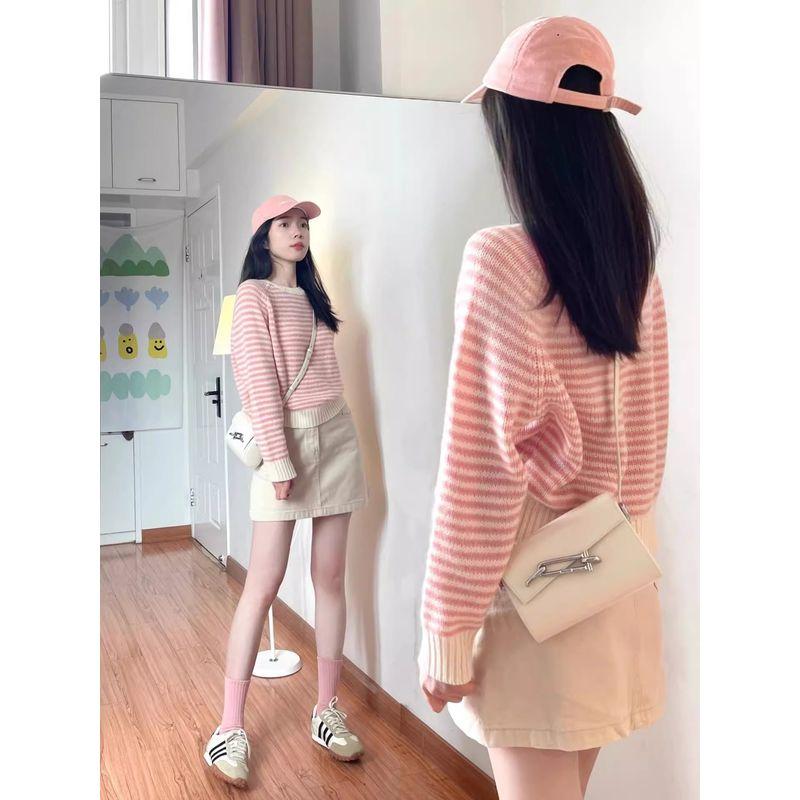 Pink Dopamine Anti-Aging Sweater Female 2024 Autumn Idle Style Fashionable Elegant Top Loose Slimming Sweater Pink S(Suggested 37.50 kg-47.50 kg)
Pink Dopamine Anti-Aging Sweater Female 2024 Autumn Idle Style Fashionable Elegant Top Loose Slimming Sweater Pink S(Suggested 37.50 kg-47.50 kg)