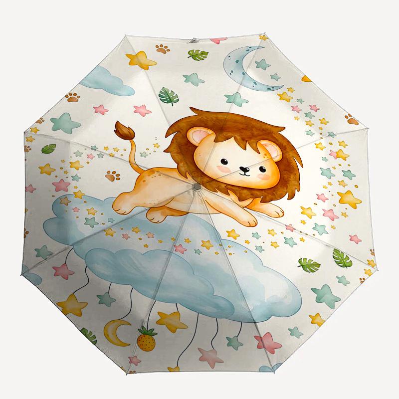 1PC Lion Cloud Umbrella-8-Rib Reinforced, Automatic Open, Lightweight & Durable, Fashion Accessory for Outdoor, Beach L0393
1PC Lion Cloud Umbrella-8-Rib Reinforced, Automatic Open, Lightweight & Durable, Fashion Accessory for Outdoor, Beach L0393