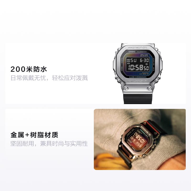 CASIO Limited Edition Classic Metal Cube Prototype Shockproof and Waterproof Core Protective Structure Quartz Resin Strap Uniform for Me GM-5600RW-1PR срібний
CASIO Limited Edition Classic Metal Cube Prototype Shockproof and Waterproof Core Protective Structure Quartz Resin Strap Uniform for Me GM-5600RW-1PR срібний