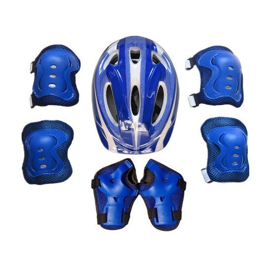 Детские роликовые коньки, велосипедный защитный шлем, комплект накладок для защиты колен, локтей и запястий темно-синий
Детские роликовые коньки, велосипедный защитный шлем, комплект накладок для защиты колен, локтей и запястий темно-синий