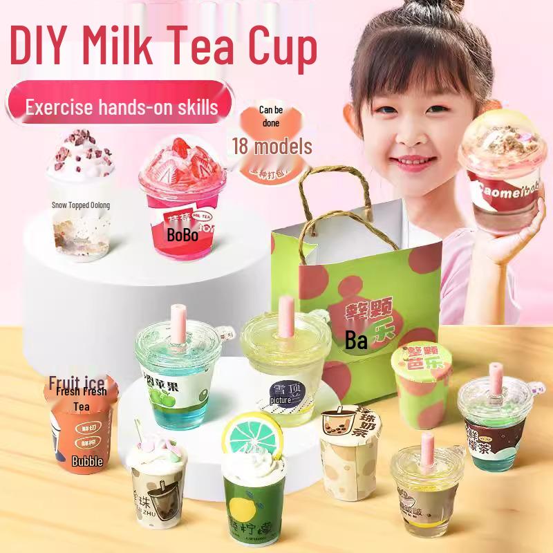 DIY Mini Milk Tea Cup Craft Kit for Girls - Handmade Toy with Cream Glue, Perfect for Elementary School Student Gifts
DIY Mini Milk Tea Cup Craft Kit for Girls - Handmade Toy with Cream Glue, Perfect for Elementary School Student Gifts