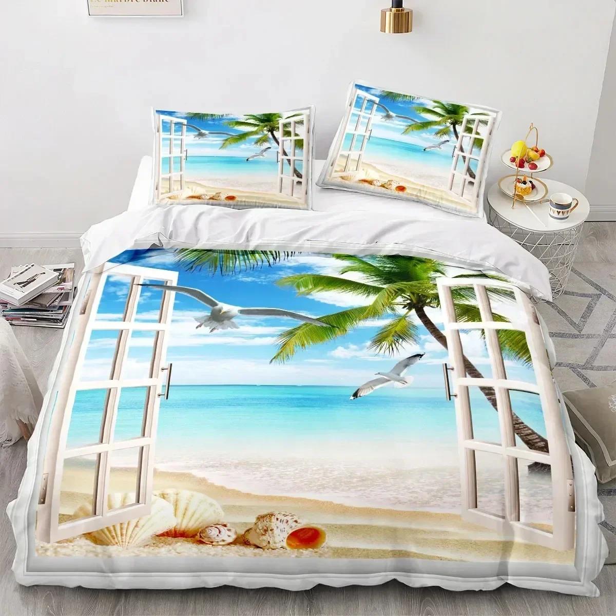 3D Printed Sea View Coconut Bedding Set Duvet Cover Sheet Printed Bed Set Pillowcase Bed Full Queen King Size Comforter Bedroom 135x200cm
3D Printed Sea View Coconut Bedding Set Duvet Cover Sheet Printed Bed Set Pillowcase Bed Full Queen King Size Comforter Bedroom 135x200cm