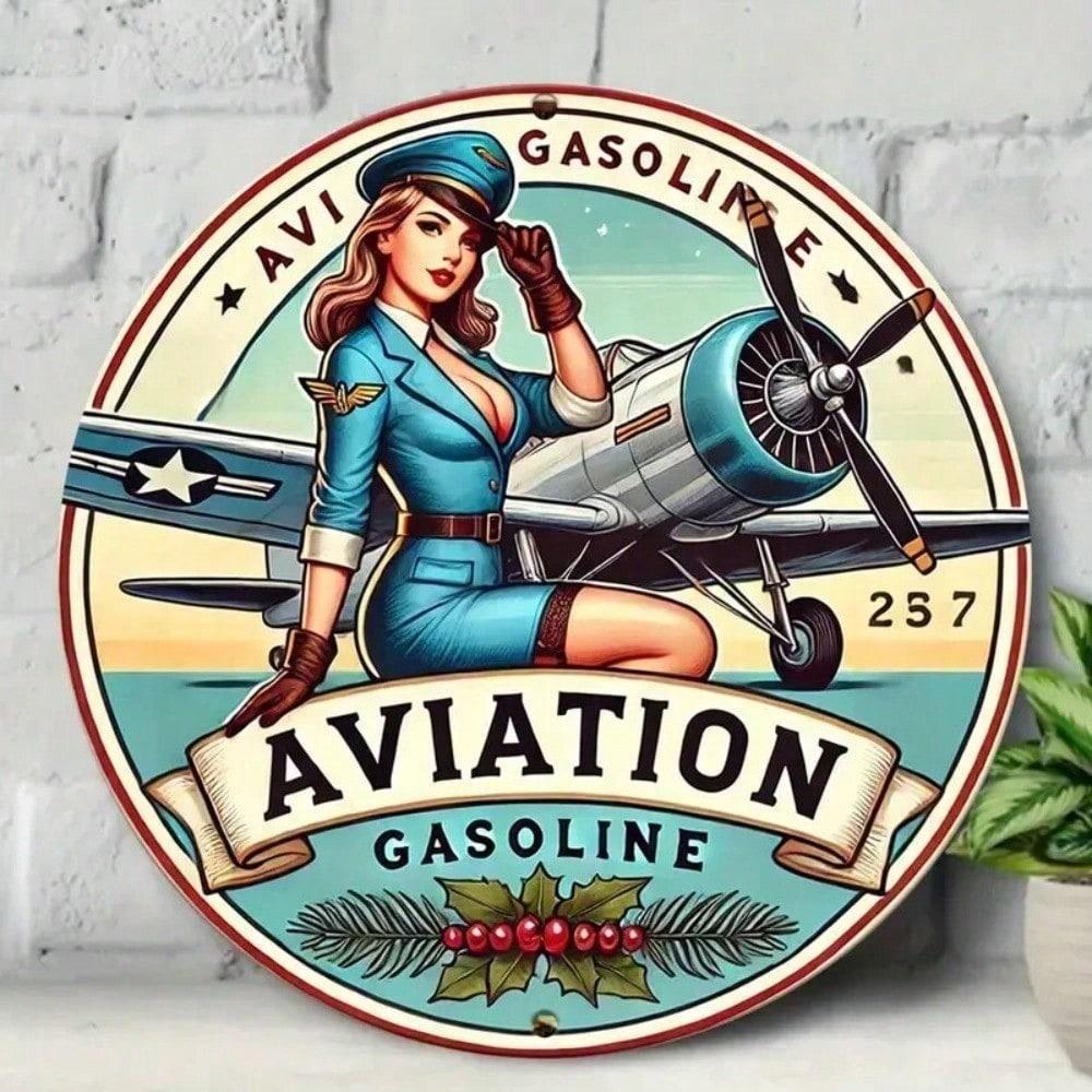 Retro Metal Tin Sign Round Vintage Beer Logo Bar Garage Man Cave Decor різнокольоровий
Retro Metal Tin Sign Round Vintage Beer Logo Bar Garage Man Cave Decor різнокольоровий