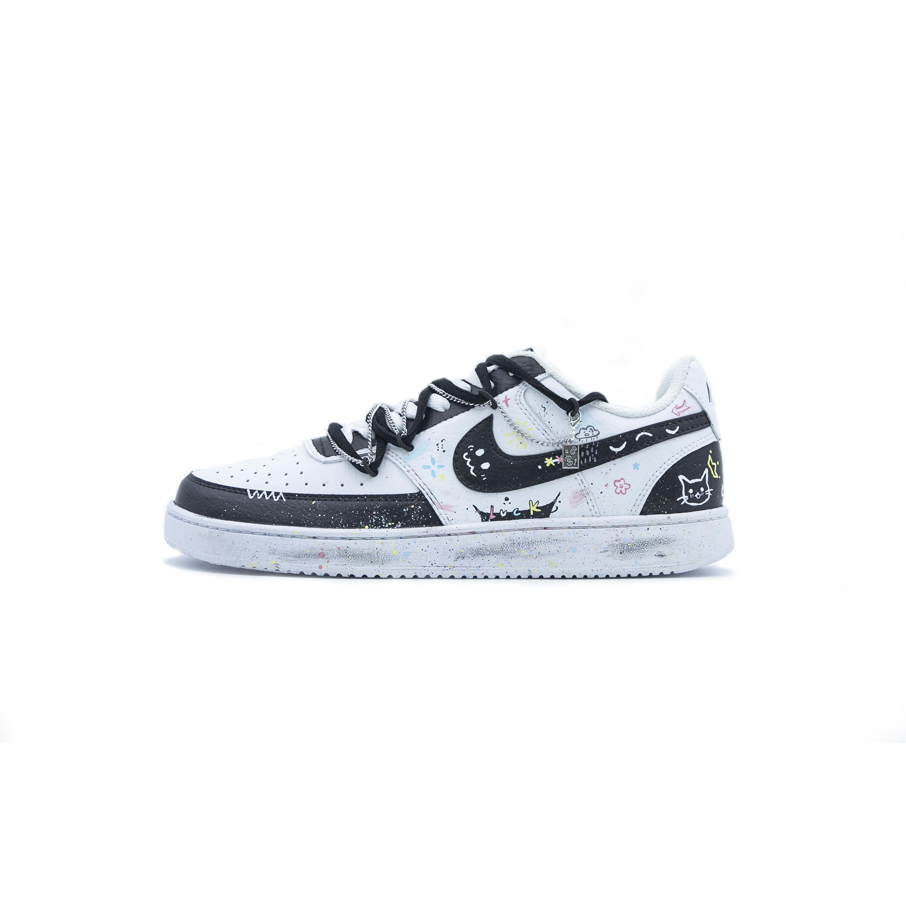 Nike Court Vision 1 Skateboard Shoes Women s Low top Black/White DH3158-101(Team103-) 38
Nike Court Vision 1 Skateboard Shoes Women s Low top Black/White DH3158-101(Team103-) 38
