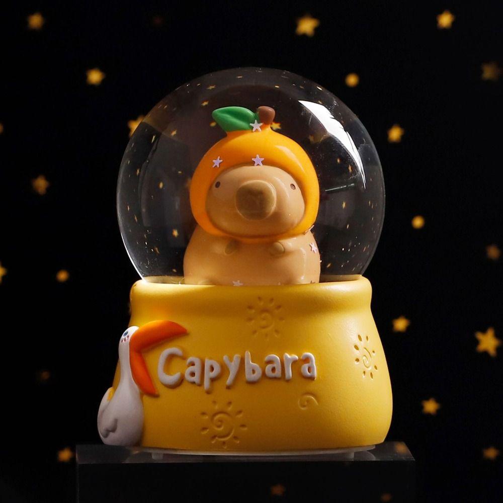 Capybara Cartoon Crystal Ball Electric Light Crafts Cute Hand-made Ornaments Party Alligator
Capybara Cartoon Crystal Ball Electric Light Crafts Cute Hand-made Ornaments Party Alligator