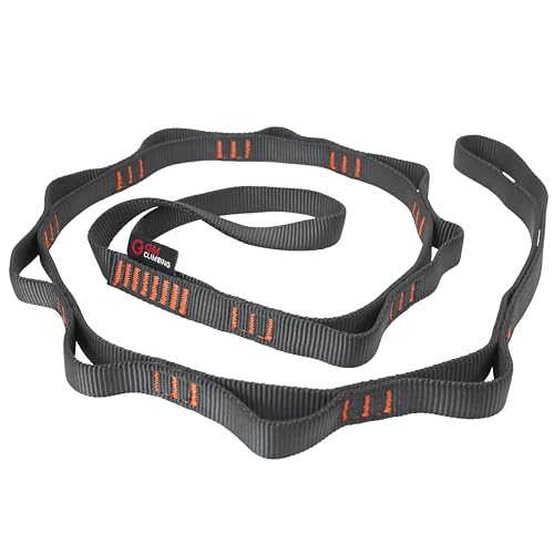 GM CLIMBING 22kN CE UIAA Certified 16mm Nylon Daisy Chain Sling, 120cm, for Aid Climbing, Rappelling, Aerial Yoga, Hammocks, and More, Gray
GM CLIMBING 22kN CE UIAA Certified 16mm Nylon Daisy Chain Sling, 120cm, for Aid Climbing, Rappelling, Aerial Yoga, Hammocks, and More, Gray