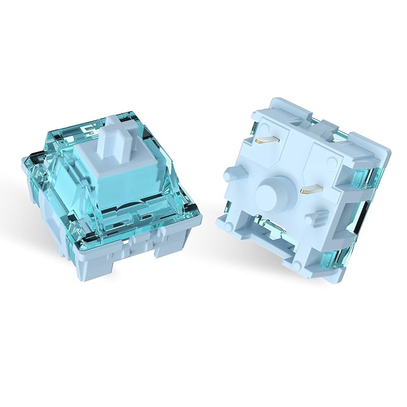 ELUTENG mechanical keyboard switch 100 pieces 48gf Lubricated linear for gaming keyboard For keyboard customization 5 pin prelube key switch
ELUTENG mechanical keyboard switch 100 pieces 48gf Lubricated linear for gaming keyboard For keyboard customization 5 pin prelube key switch