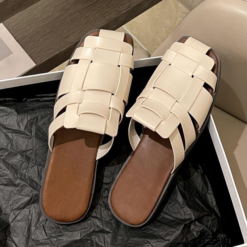 Baotou slippers women s outer wear 2025 summer new retro beach flat-bottomed woven sandals versatile lazy muller shoes 35
Baotou slippers women s outer wear 2025 summer new retro beach flat-bottomed woven sandals versatile lazy muller shoes 35