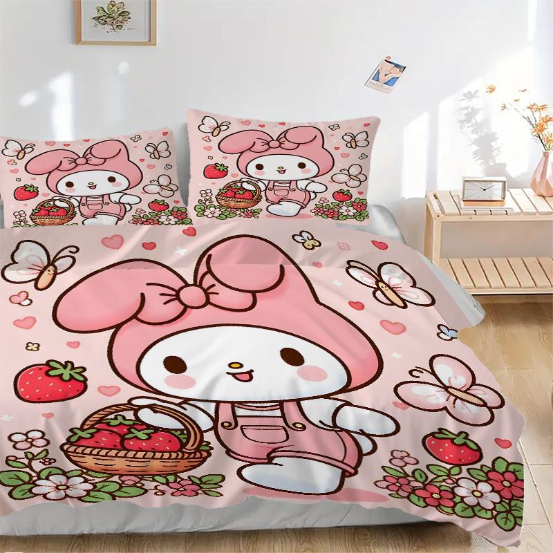 3pcs My Melody s Sweet Strawberry Basket Adventure Quilt Set - Soft and Comfortable Bedroom, Guest Room and Dorm Decor Bedding Set 1 Quilt C 135x200cm
3pcs My Melody s Sweet Strawberry Basket Adventure Quilt Set - Soft and Comfortable Bedroom, Guest Room and Dorm Decor Bedding Set 1 Quilt C 135x200cm