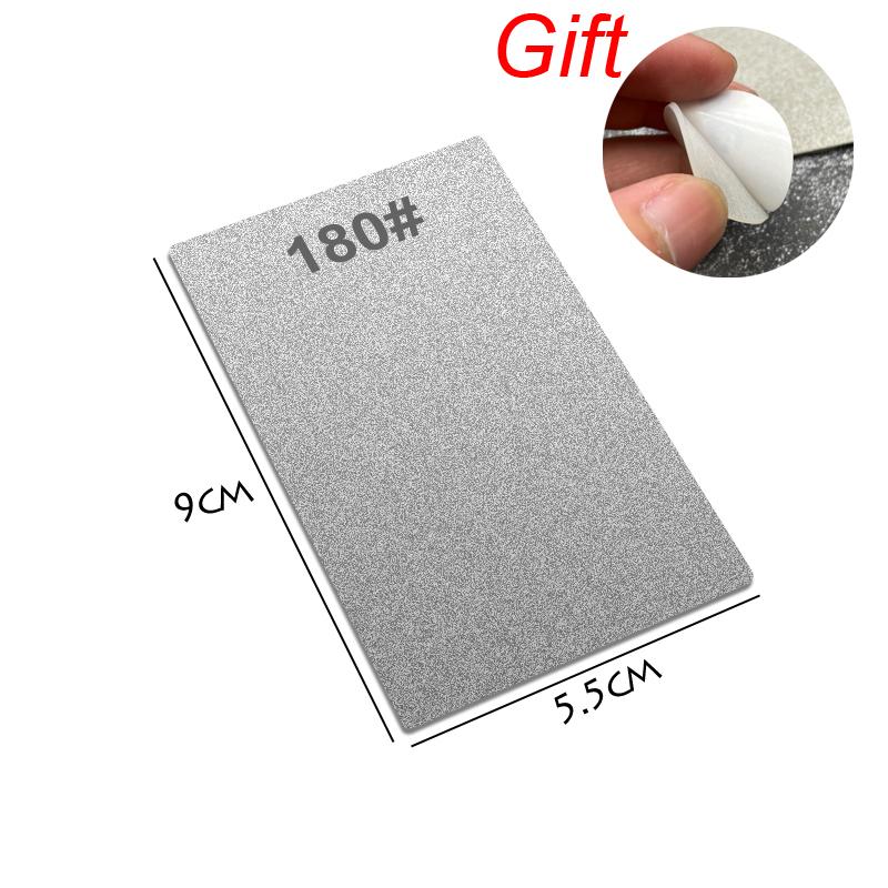 90x55мм Алмазная точилка для ножей Профессиональная Кухонная DIY Точильный камень Шлифовальная система Без основания Водный камень Зернистость 150-3000# Diamond