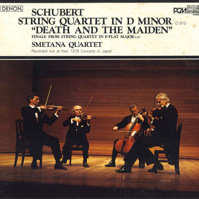 LP Record SCHUBERT, SMETANA QUARTET - String Quartet In D Minor death An OS7177ND DENON Japan Classical Used
LP Record SCHUBERT, SMETANA QUARTET - String Quartet In D Minor death An OS7177ND DENON Japan Classical Used