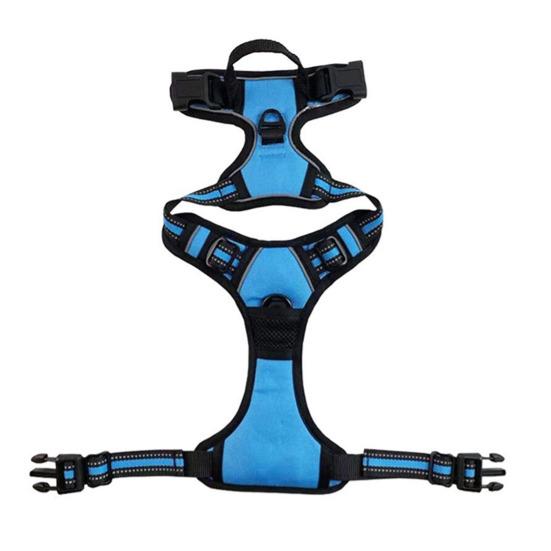 Дихаюча регульована собача шлейка з ручкою, м яка, зі світловідбиваючими елементами, без ривка, з переднім кріпленням для прогулянок, тренувань, полювання S
Дихаюча регульована собача шлейка з ручкою, м яка, зі світловідбиваючими елементами, без ривка, з переднім кріпленням для прогулянок, тренувань, полювання S