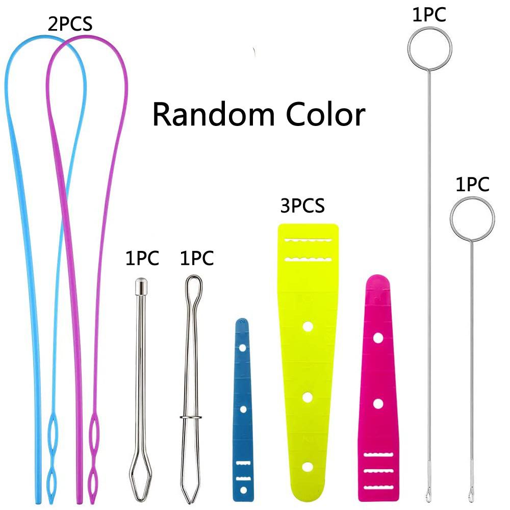 9PCS Drawstring Threader Replacement Set Stainless Steel Sewing Loop Turner Hook & Tweezers for Fabric DIY Knitting Accessories
9PCS Drawstring Threader Replacement Set Stainless Steel Sewing Loop Turner Hook & Tweezers for Fabric DIY Knitting Accessories