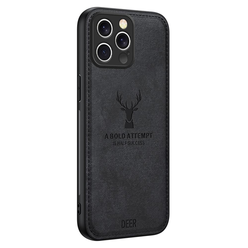 For iPhone 16 Pro Case Deer Pattern Cloth Texture PU Leather Hybrid Phone Cover Black
For iPhone 16 Pro Case Deer Pattern Cloth Texture PU Leather Hybrid Phone Cover Black