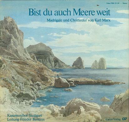 LP Record FRIEDER BERNIUS KAMMERCHOR STUTTGA Karl Marx Bist Du Auch Meere Weit FSM53138 CARUS 1979 Germany Classical Used
LP Record FRIEDER BERNIUS KAMMERCHOR STUTTGA Karl Marx Bist Du Auch Meere Weit FSM53138 CARUS 1979 Germany Classical Used