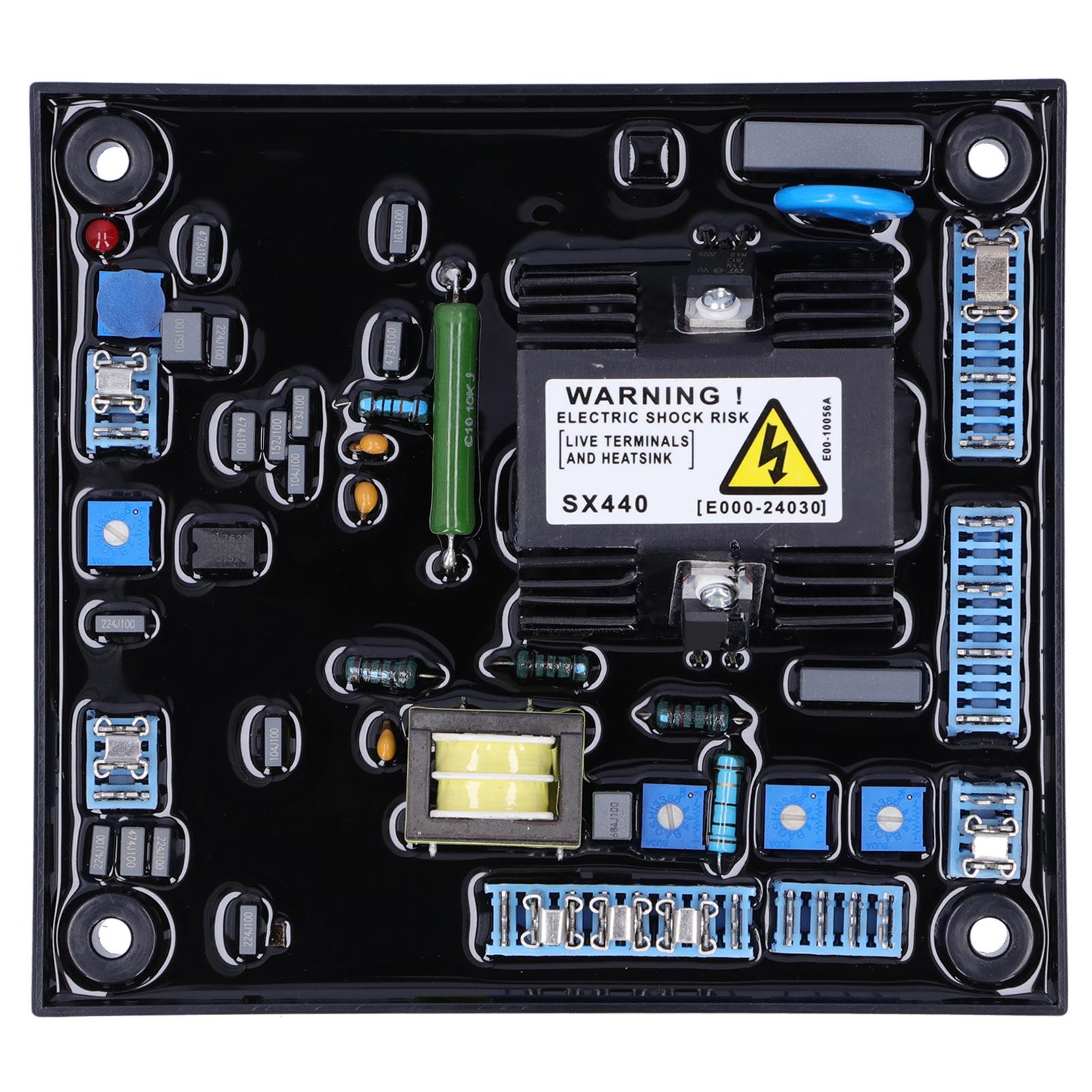 Модуль регулятора напруги Безщітковий генератор Частини двигуна Плата автоматичного регулювання SX440
Модуль регулятора напруги Безщітковий генератор Частини двигуна Плата автоматичного регулювання SX440