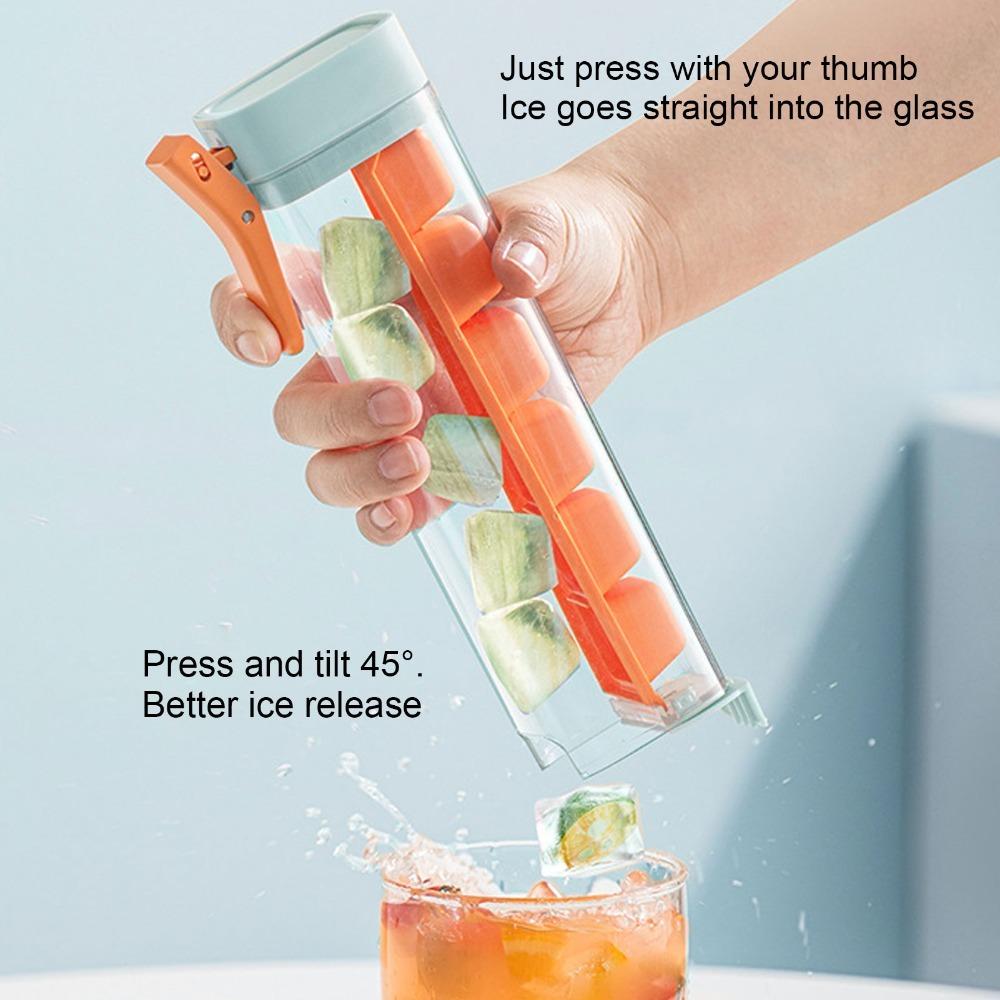 2 Pcs Durable PC PP Ice Cube Mold Detachable With Handle Square Ice Cube Maker 6 Grid Ice Cube Tray Ice Drink помаранчевий
2 Pcs Durable PC PP Ice Cube Mold Detachable With Handle Square Ice Cube Maker 6 Grid Ice Cube Tray Ice Drink помаранчевий