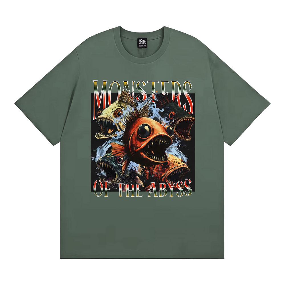 Monsters of The Abyss Vintage Metal Graphic Tee Shirt Unisex WOMEN Fashion 90s Vintage T Shirt Streetwear Summer Oversized Tshirts 4XL
Monsters of The Abyss Vintage Metal Graphic Tee Shirt Unisex WOMEN Fashion 90s Vintage T Shirt Streetwear Summer Oversized Tshirts 4XL