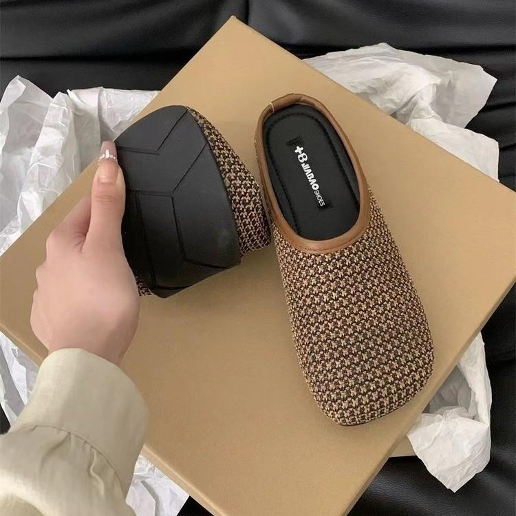 Flat-bottomed lazy bag head half slippers women s outer wear 2025 new pedal non-slip versatile cool slippers 35 жёлтый
Flat-bottomed lazy bag head half slippers women s outer wear 2025 new pedal non-slip versatile cool slippers 35 жёлтый
