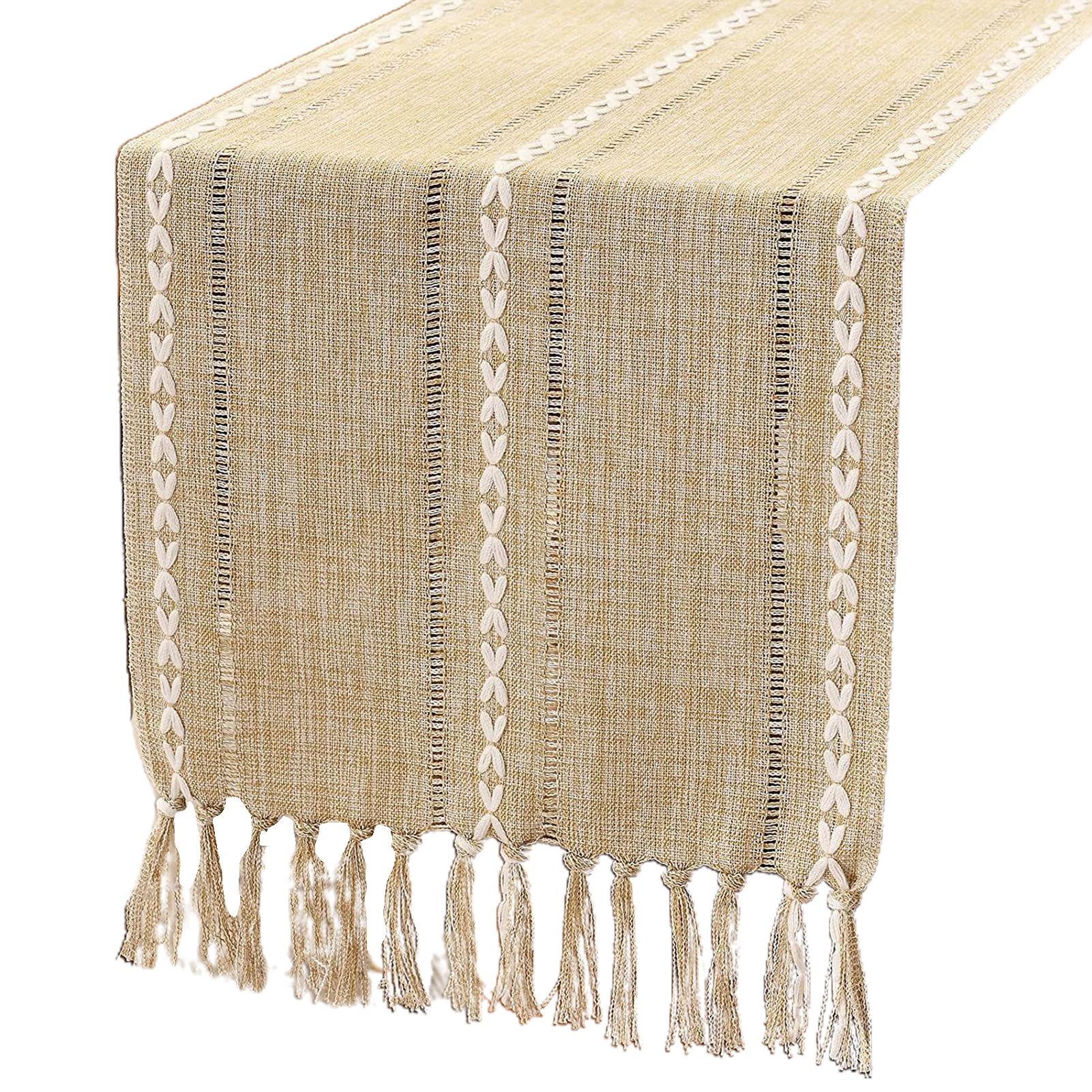 Дорожка на стол с кисточками, удобное уникальное украшение стола, подарок на новоселье 33 x 140cm
Дорожка на стол с кисточками, удобное уникальное украшение стола, подарок на новоселье 33 x 140cm