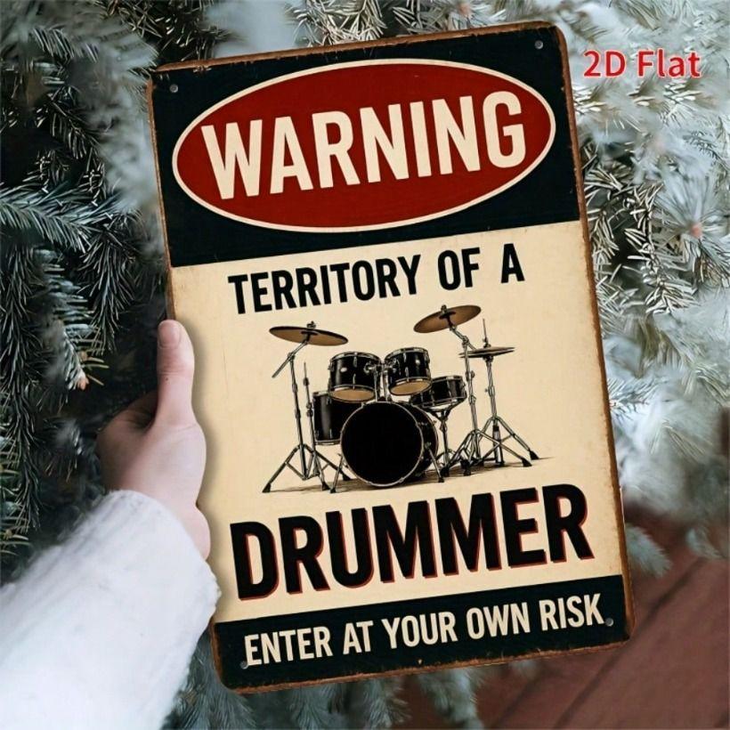 Metal Poster Wall Art Drummer Vintage Tin Sign Loft Home Decor
Metal Poster Wall Art Drummer Vintage Tin Sign Loft Home Decor