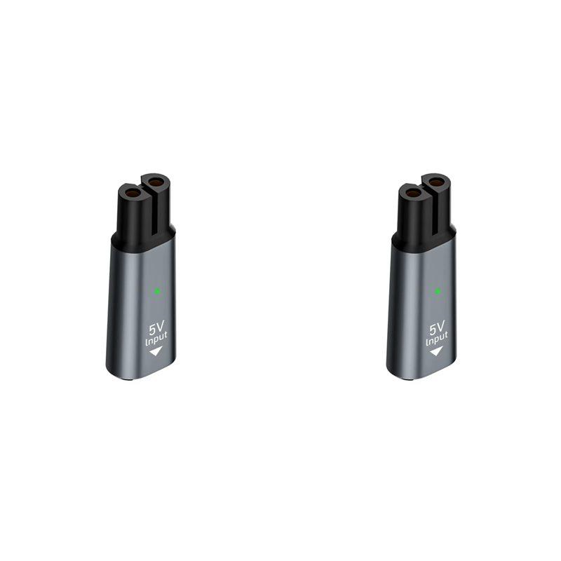 Повышение!2 шт. 5 В Type-C Адаптер-конвертер для бритвы One Blade QP2724 QP2834 QP4530 QP1924 QP1324 Серый серый
Повышение!2 шт. 5 В Type-C Адаптер-конвертер для бритвы One Blade QP2724 QP2834 QP4530 QP1924 QP1324 Серый серый