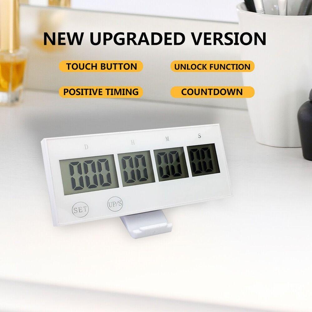 Durable Electronic Digital Timer 999 Days Countdown Clock Target Countdown Timer Student Timer чорний
Durable Electronic Digital Timer 999 Days Countdown Clock Target Countdown Timer Student Timer чорний