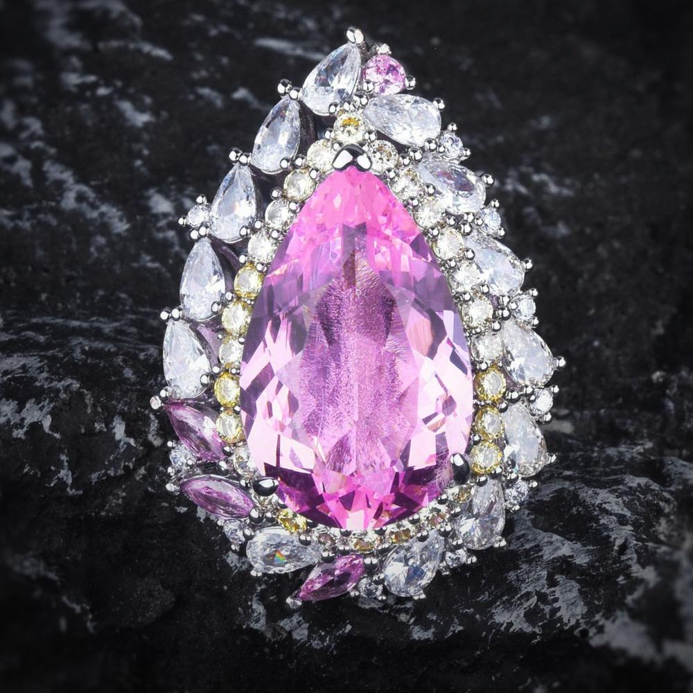 BELLA BOX Роскошный комплект украшений из розового морганита в форме капли с изумрудом большого карата, подходящий для дорогих ювелирных изделий на женских банкетах и вечеринках розовый
BELLA BOX Роскошный комплект украшений из розового морганита в форме капли с изумрудом большого карата, подходящий для дорогих ювелирных изделий на женских банкетах и вечеринках розовый