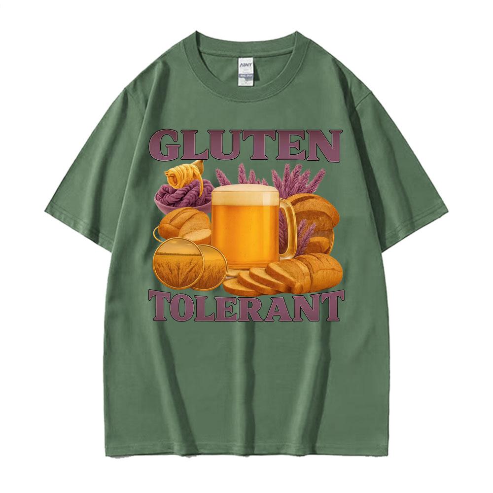 Gluten Tolerant Funny T Shirt Gluten Intolerant Lactose Meme Tee Shirt Unisex Women Fashion Vintage Humor Short Sleeve Tshirt Tops 4XL
Gluten Tolerant Funny T Shirt Gluten Intolerant Lactose Meme Tee Shirt Unisex Women Fashion Vintage Humor Short Sleeve Tshirt Tops 4XL