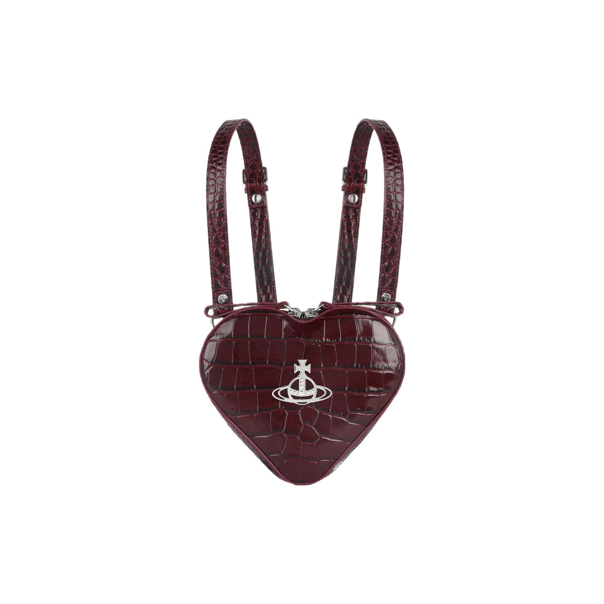 Vivienne Westwood Ella Saturn Logo Detachable Chain Strap Crocodile Pattern Leather Heart Backpack Mini Women backpack 43030072UL0039PFBURGUNDY Shopping Bag Set(Basic Set+Shopping Bag)
Vivienne Westwood Ella Saturn Logo Detachable Chain Strap Crocodile Pattern Leather Heart Backpack Mini Women backpack 43030072UL0039PFBURGUNDY Shopping Bag Set(Basic Set+Shopping Bag)