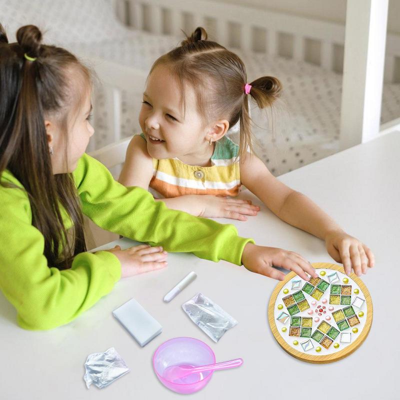 Glass Mosaic DIY Kit Drinks Tray DIY Coaster Mosaic Crafts Kits Mosaic Crafts Materials Cup Mats Tableware Mats For Birthday
Glass Mosaic DIY Kit Drinks Tray DIY Coaster Mosaic Crafts Kits Mosaic Crafts Materials Cup Mats Tableware Mats For Birthday