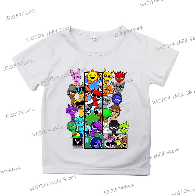 2025 Новый Спранки Английская буква ABCD.. Детские футболки Мода Incredibox Игра Футболка Мультяшный 26 Алфавит Мальчики Девочки Смешная футболка 110
2025 Новый Спранки Английская буква ABCD.. Детские футболки Мода Incredibox Игра Футболка Мультяшный 26 Алфавит Мальчики Девочки Смешная футболка 110