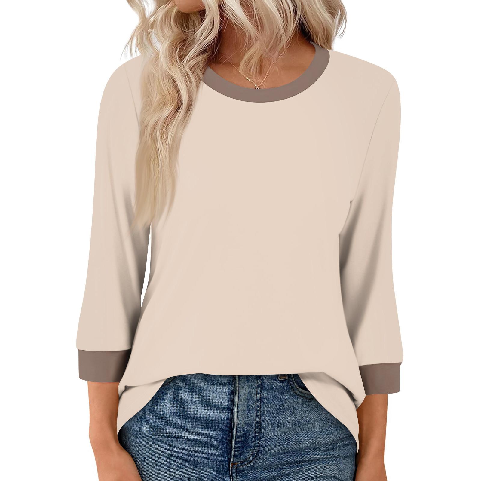 Women s Fashion Casual Seven Sleeve T-Shirt Print Round Neck Top L хакі
Women s Fashion Casual Seven Sleeve T-Shirt Print Round Neck Top L хакі