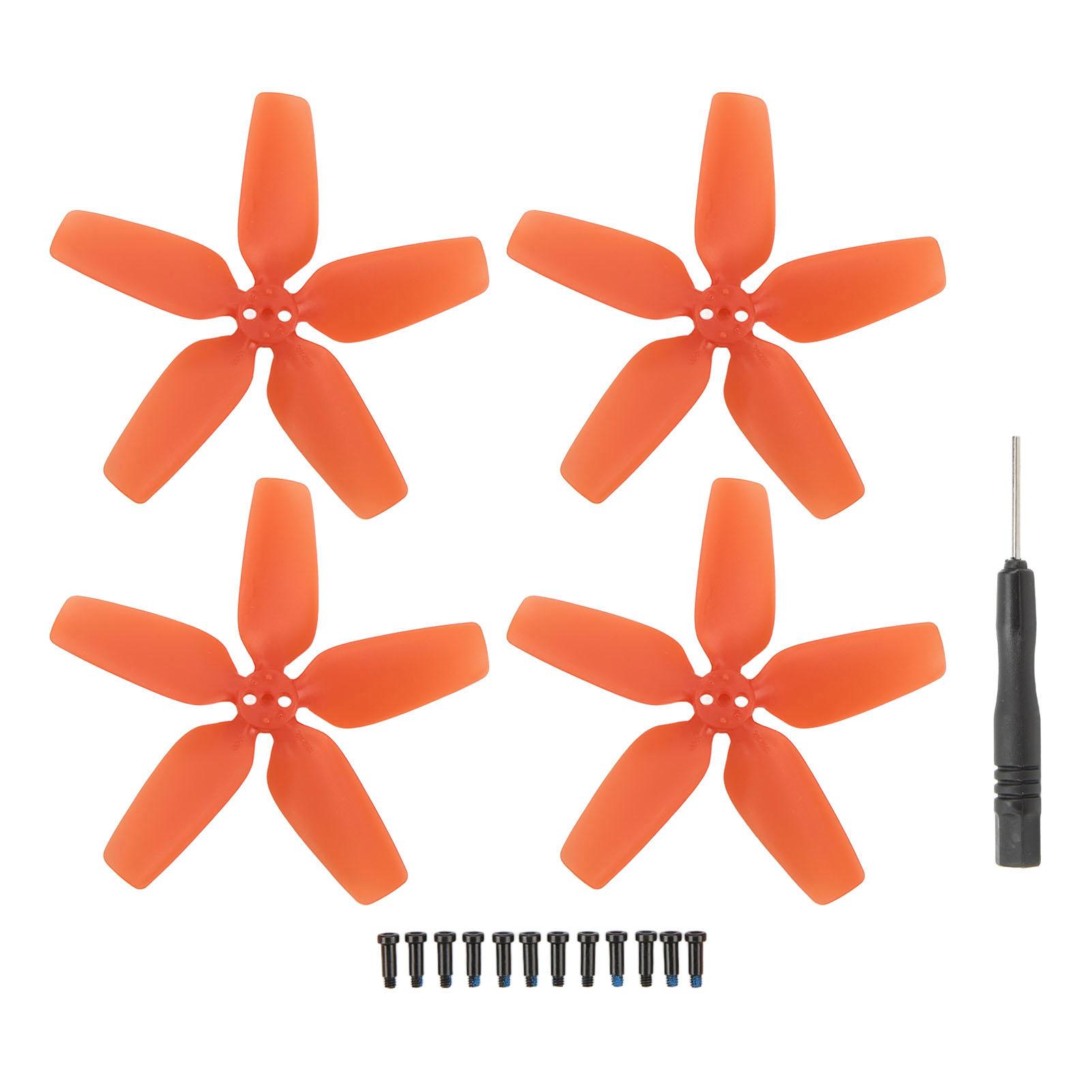 4Pcs Drone Propellers Plastic Light Weight High Stability Bright Color for Avata Propellers with Screw Screwdriver Orange
4Pcs Drone Propellers Plastic Light Weight High Stability Bright Color for Avata Propellers with Screw Screwdriver Orange
