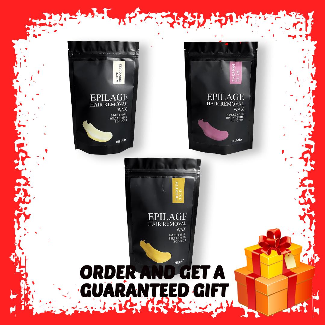 Набір гранул для епіляції Hillary Epilage Trio
Набір гранул для епіляції Hillary Epilage Trio