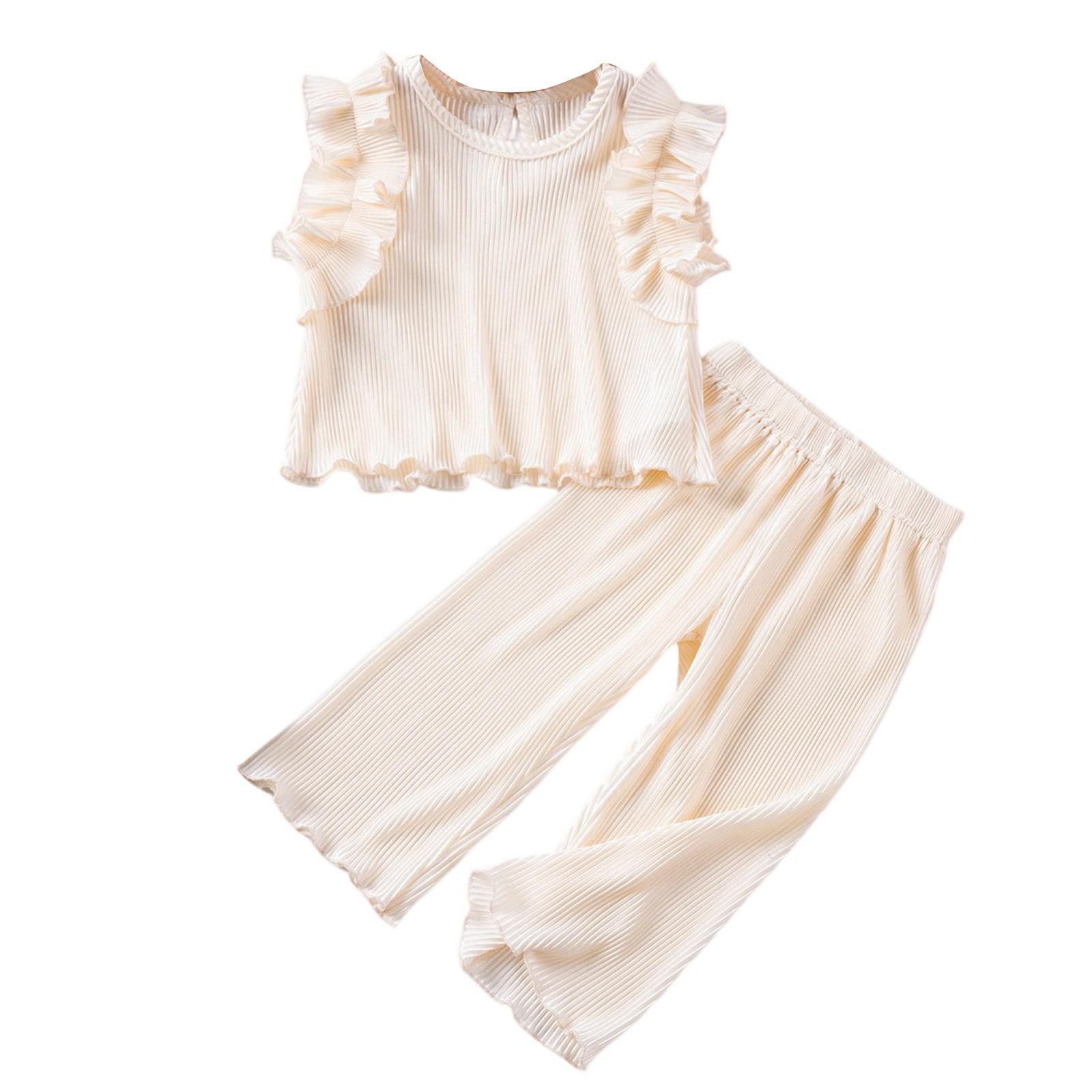 Girls Textured Top Set - Sleeveless & Pants Outfit 110 бежевый
Girls Textured Top Set - Sleeveless & Pants Outfit 110 бежевый