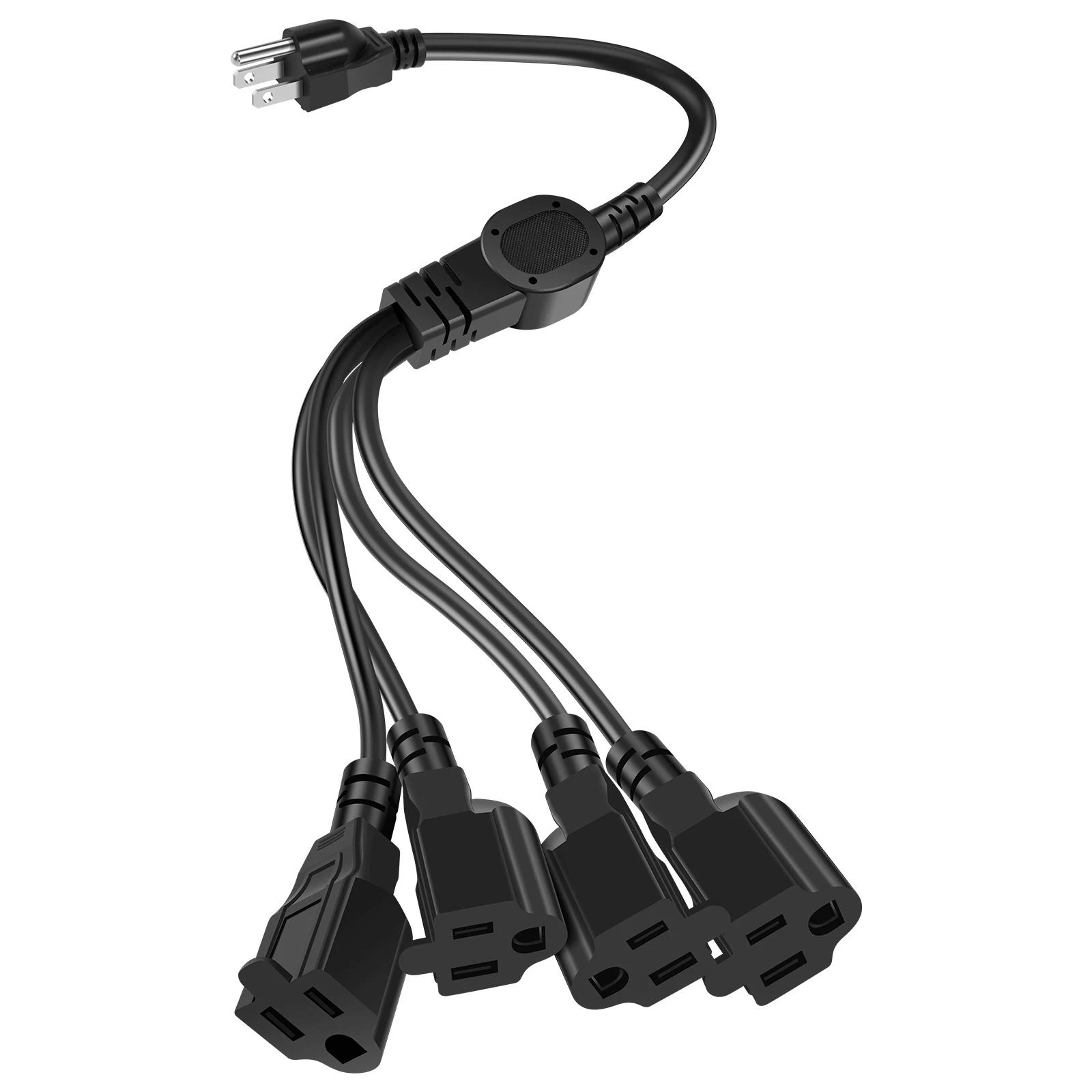 3 Prong Extension Cord Splitter Versatile 4-Outlet Cord Splitter Protective Outlet Splitter 3 Prong Extension Cord for Home2025
3 Prong Extension Cord Splitter Versatile 4-Outlet Cord Splitter Protective Outlet Splitter 3 Prong Extension Cord for Home2025